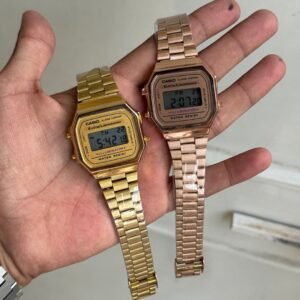 Digital Casio Vintage 7A Watch Combo with 6 Month Warranty